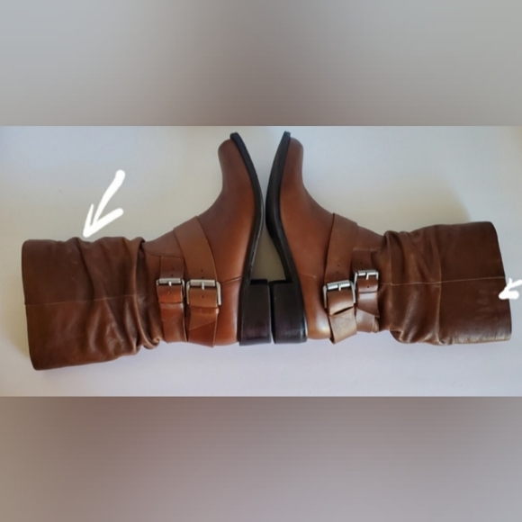 Matisse Robbie Brown Side Buckle Boots, Size 6 - Picture 4 of 6